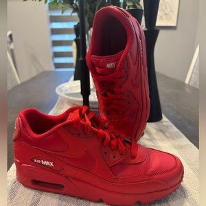 NIKE AirMax in Red. Barely wore and very  Gentle used.